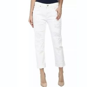 NWT 7 FOR ALL MANKIND REALXED SKINNY GIRLFRIEND JEAN 25 $265